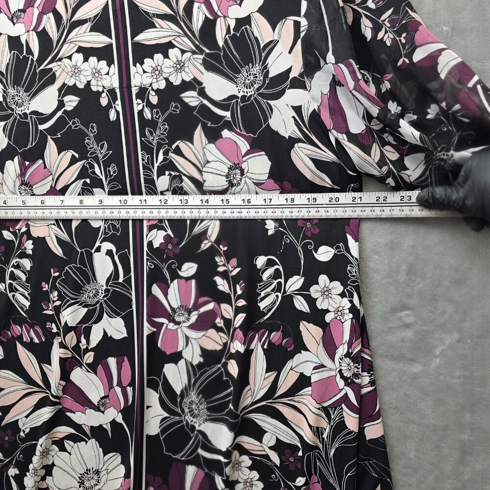 JM Collection Floral Dress 2X Short GUC - Picture 10 of 11